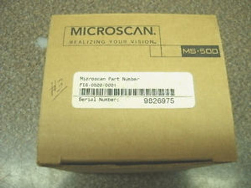 MICROSCAN # FIS-0520-0001 INDUSTRIAL SCANNER, New