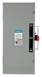 SIEMENS DTNF363 Safety Switch,100A,600VAC,3PH