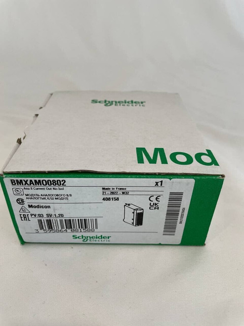 New Schneider Non Isolated Analog Output Module M340 Bmxamo0802 For Industry Use