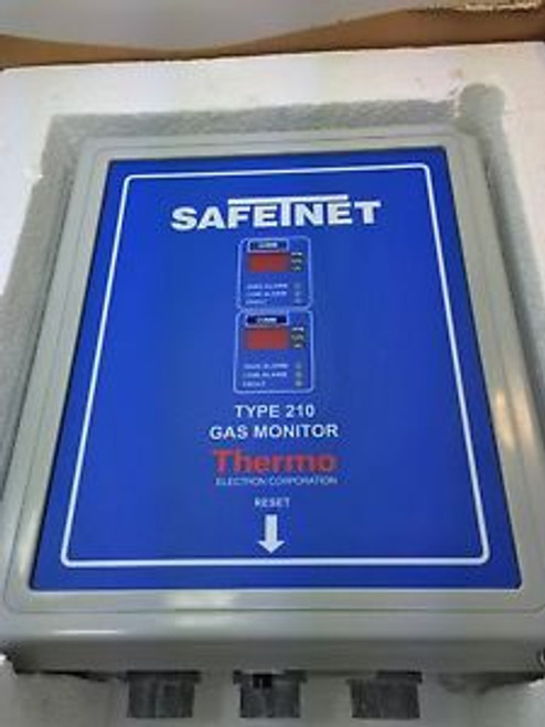 NEW THERMO ELECTRON CORPORATION SAFETNET GAS MONITOR TYPE 210