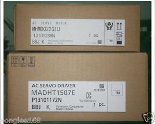 NEW in box PANASONIC AC Servo ( Motor + Drive) MHMD022G1U+MADHT1507E