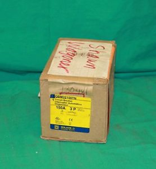 Square D QBM32150TN Circuit Breaker 150a 150 amp 3p 3 phase pole NEW