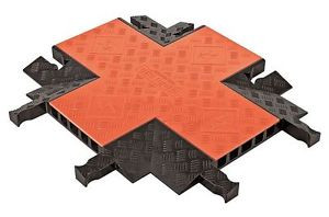 GUARD DOG GDCR5X125-O/B Cross Cable Protector, 4 Way