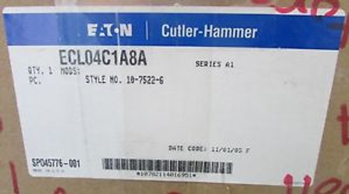 EATON CUTLER HAMMER LIGHTING CONTACTOR SERIES A1 ECL04C1A8A