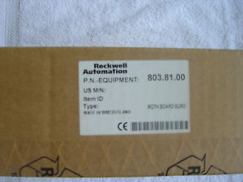 New  Rockwell Automation   MOTH.BOARD EURO    803.81.00