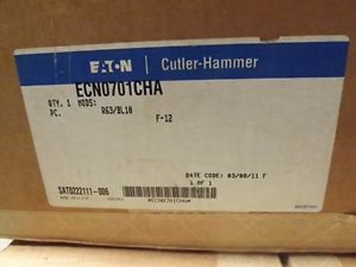 Eaton Cutler Hammer ECN0701CHA NEMA 1 Combination Starter