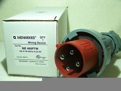 ME 460P7W HBL460P7W 60A 480v 3P4W Plug Watertight NIB  PIPESTONE ELECTRIC