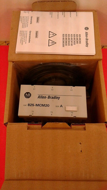 Allen Bradley 825-Mcm20 New 825Mcm20