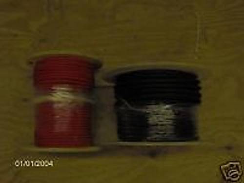 250 ft Welding Cable Flexible # 6 awg Black or Red