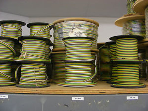 16ga 4 conductor 500 spool Bonded Parallel White, Brown, Yellow, Green