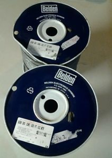 New BELDEN CABLE 4 CONDUCTOR Beldfoil Shielded 18 AWG   9368-060 CHR 700 ft