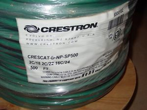 500 FT Spool Crestron CRESCAT-D-NP-SP500 CAT5/CRESNET Communications Cable