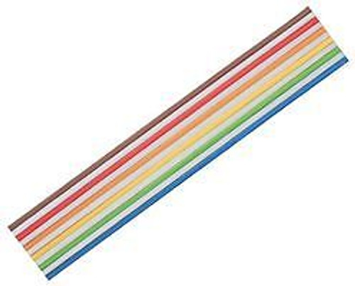 PRO POWER 05006684 CABLE, RIBBON FLAT, 4COND, 24AWG, 300V, PER M (100 pieces)