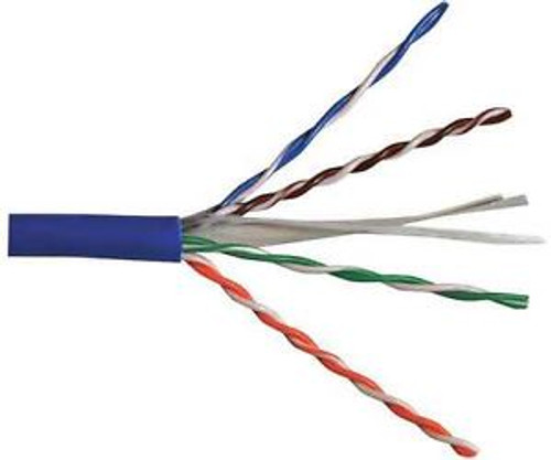 CAROL CR6.30.07 Cable, Cat6, Riser, Blue, 1000ft G7594657