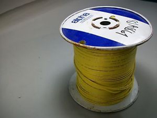 Alpha Wire 3057 Hook-Up Wire 16 AWG Yellow Color 800+ Feet - New