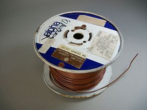 Alpha Wire 3055 Hook-Up Wire 18 AWG Brown Color 800+ Feet - New