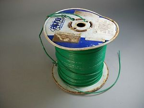 Alpha Wire 3057 Hook-Up Wire 16 AWG Green Color 800+ Feet - New