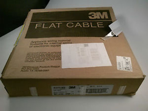3M .025 80C Round 300 Gray 30 AWG Solid Flat Cable 3447/80 Flat Ribbon Cable