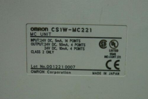 New Omron Cs1W-Mc221 Motion Control Units Controller