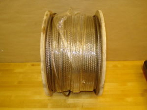 LOOS  SF25079D-0300SP Cable, 302/304 SS, 7 x 19 Strand, 1/4 x 300, 1280 LB WLL