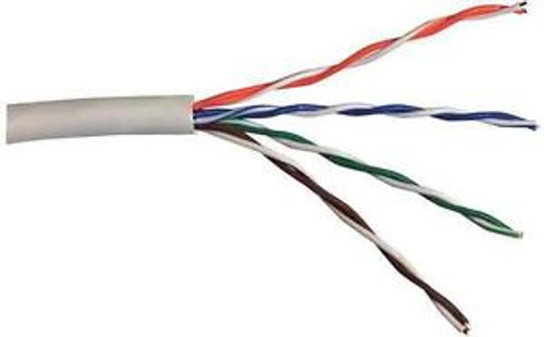 CAROL CP5.30.02 Cable, Cat5e, Plenum, White, 1000ft G7493175