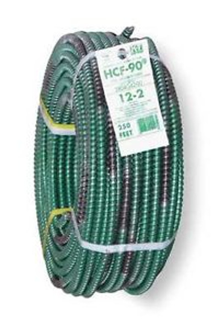 AFC HCF CABLES 2804G42-00 Cable,Armored,HCF,12-2,Green