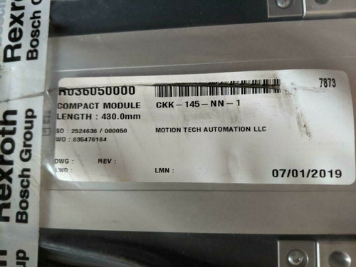 Rexroth Compact-Module  CKK 20-145  R036050000 LINEAR MOTION New in the BOX