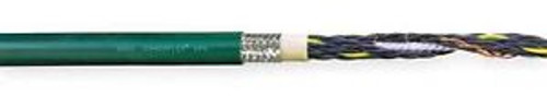 CHAINFLEX CF6-07-04-100 Control Cable,Flexing,18/4,Green,100 Ft