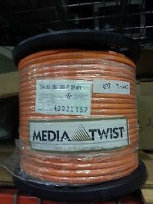 Belden MediaTwist 1874A Cat 6 23 AWG Bonded-Pair Plenum Cable 1000ft. Reel