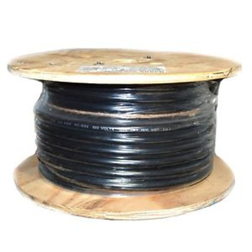 Black Tinned Copper Wire, 2/0 AWG 75-1025 100 Feet