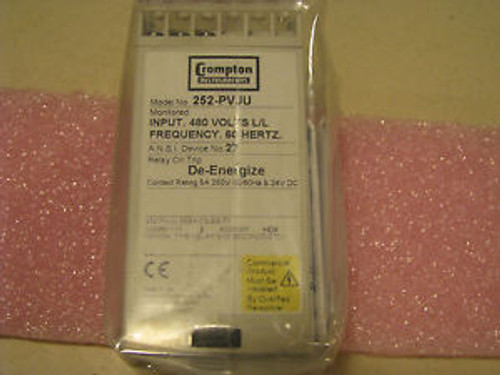 CROMPTON INSTRUMENTS 252-PVJU-SEBX-C6-EB-T1 NSN: 5945-01-415-3583  INPUT 480 V