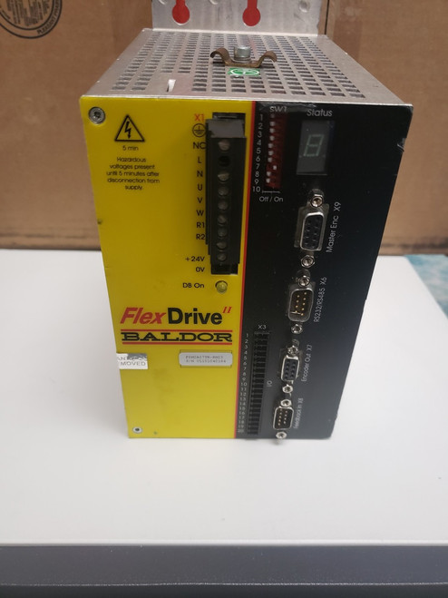 Used Baldor FDH2A07TR-RN23 Flex Drive II Servo Controller 230V 7.5A