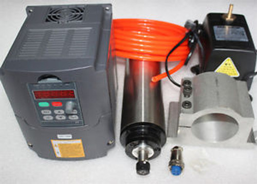 Spindle Motor 21000rpm 3.5KW 380V 6.8A Water-cooled &Inverter&bracket&Pump/Pipe