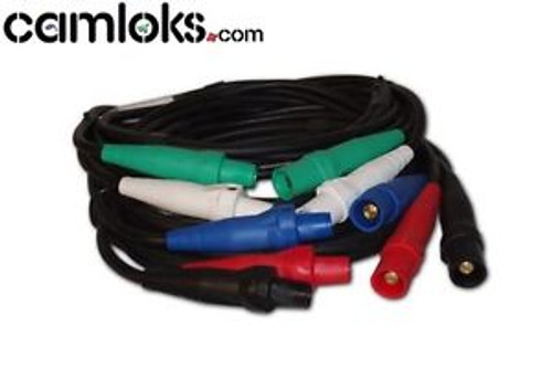 #1 STAGE CABLE BANDED 5 WIRE ASSEMBLY (CAMLOK FEEDER CABLES) - 15 FT