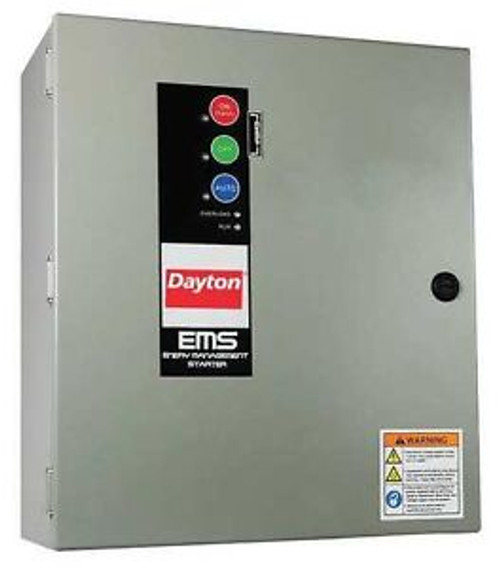 DAYTON 49Y060 Combination Motor Starter, Size 3, 63A