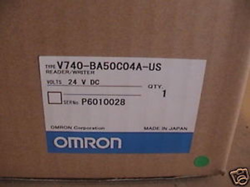 NEW Omron V740BA50C04AUS/V740-BA50C04A-US Reader Writer NEW WARRANTY