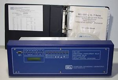 Schweitzer SEL-351 Directional Overcurrent Relay Fault Locator 035161535542XX ++