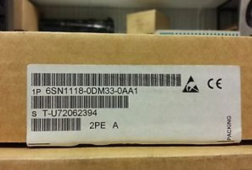 Siemens Simodrive 6SN1118-0DM33-0AA1 (0AA2) NEW