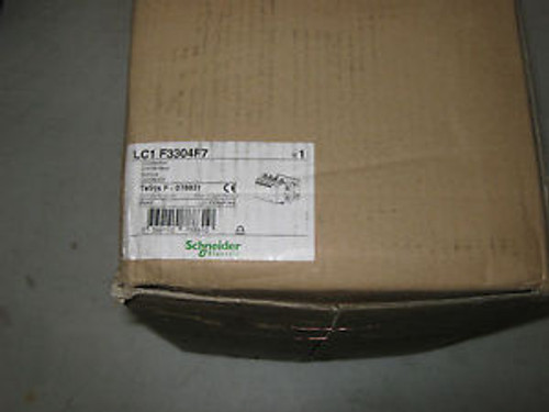 Schneider Contactor, LC1F3304 F7, 120 VAC Coil New in box