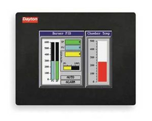 DAYTON 3FYL5 Touchpanel, 6In STN Color/Ether, 50000 Hrs