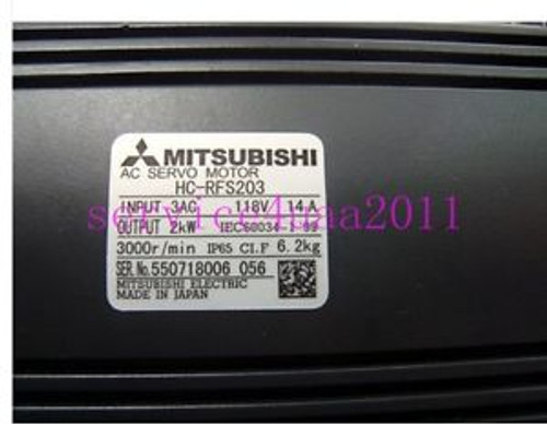 NEW Mitsubishi AC Servo Motor HC-RFS203 2 month warranty