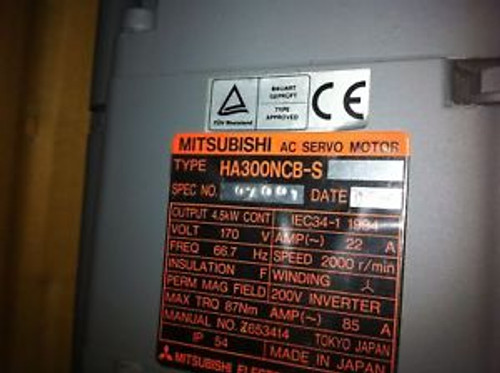 MITSUBISHI HA300NCBS SERVO MOTOR HA300NCB-S New