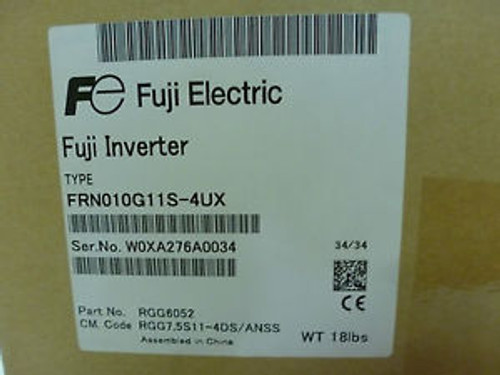 FUJI ELECTRIC FRN010G11S-4UX FRENIC 5000G11S INVERTER FRN010G11S4UX New