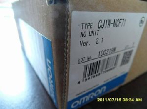 New IN BOX Omron  PLC Module CJ1W-NCF71 ONE year warranty,