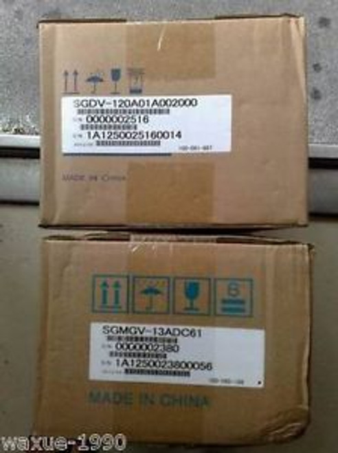 1pcs New Yaskawa servo SGDV-120A01A002000 + SGMGV-13ADC61 in box