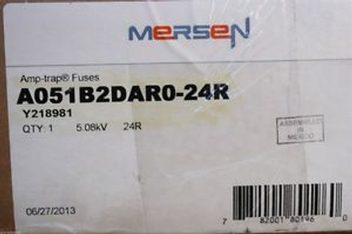 Mersen A051B2DAR0-24R Amp-Trap Bolt-In Motor Protection R-Rated Fuse 5.08kV AC