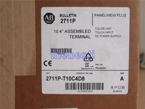 Brand New In Box AB Allen Bradley HMI 2711P-T10C4D8 Factory Sealed