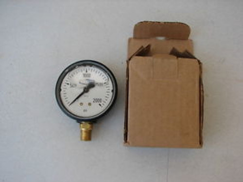 DIXON GLP545 Pressure Gauge, 2000 PSI, Glycerine Filled