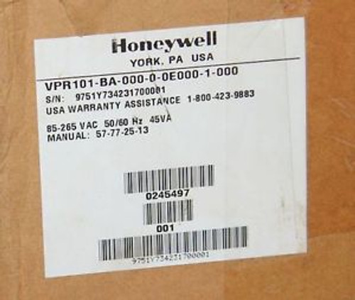 Honeywell Chart Data Recorder VPR101-BA-000-0-0E000-1-000 Video digital display