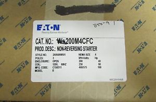 EATON CUTLER HAMMER W+200M4CFC Advantage W200 Size 4 Starter W200M4CFC